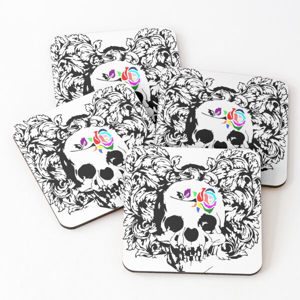 Item preview, dead rose skull designed and sold by adrianazola.