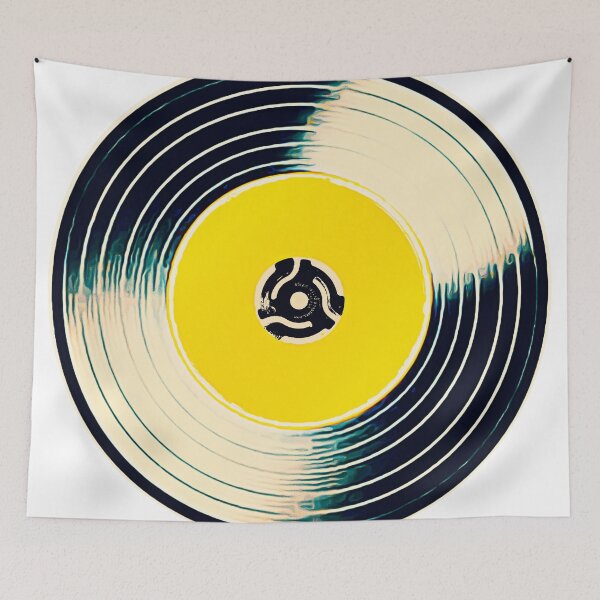 Aperçu de l'œuvre Disque vinyle 45 tours avec espaceur créée et vendue par Spindriftmerch.