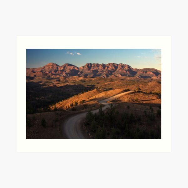 Bunyeroo Lookout Art Print