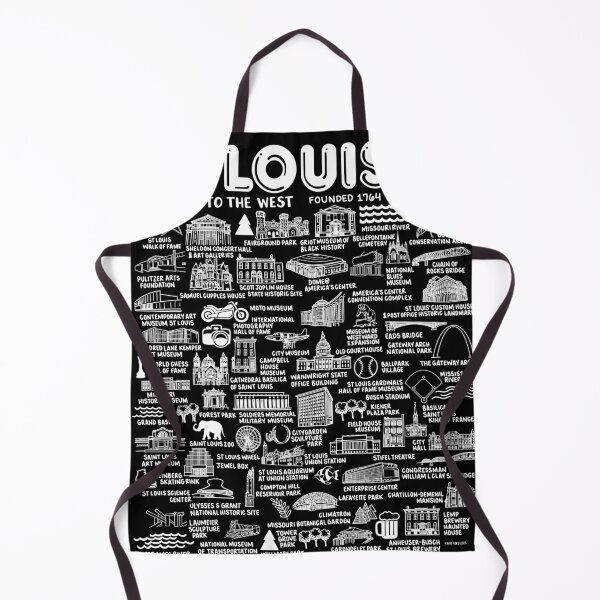Item preview, St Louis Map designed and sold by fiberandgloss.