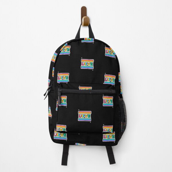 Item preview, LGBTQ+ Pride Rainbow Heart Love Design designed and sold by HolidayTees.