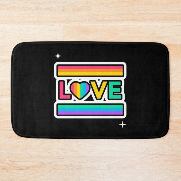 Item preview, LGBTQ+ Pride Rainbow Heart Love Design designed and sold by HolidayTees.
