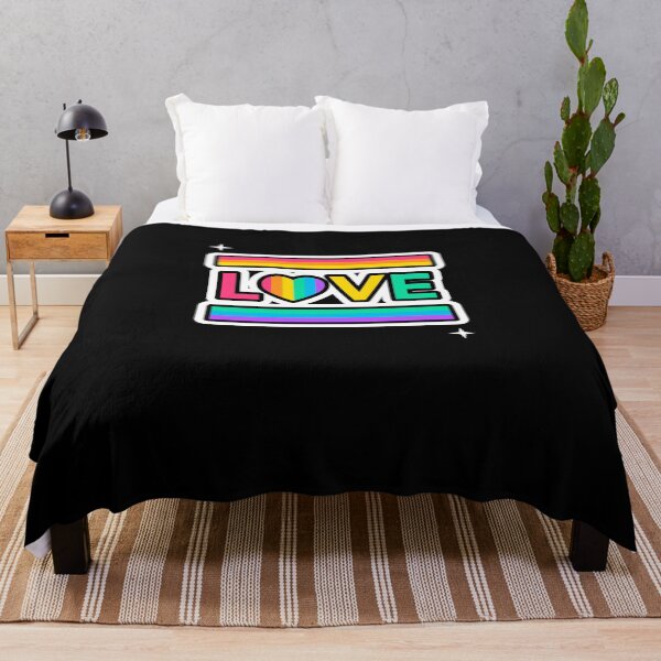 Item preview, LGBTQ+ Pride Rainbow Heart Love Design designed and sold by HolidayTees.