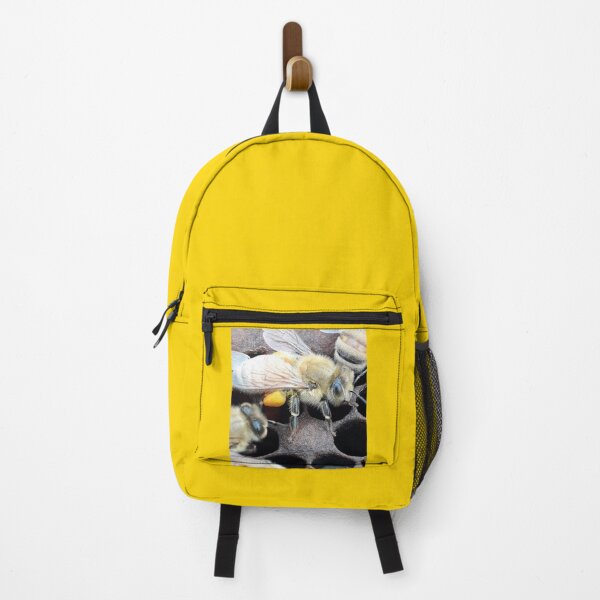 Item preview, Yellow pollen on worker bee, insect. designed and sold by slowboy.