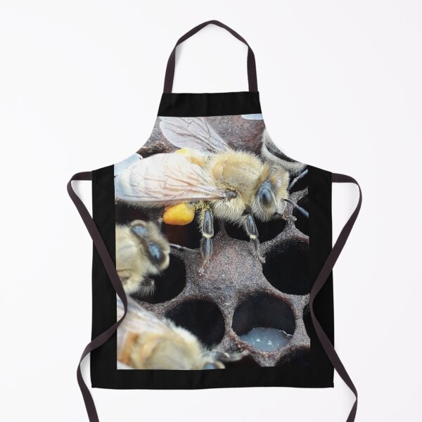 Item preview, Yellow pollen on worker bee, insect. designed and sold by slowboy.