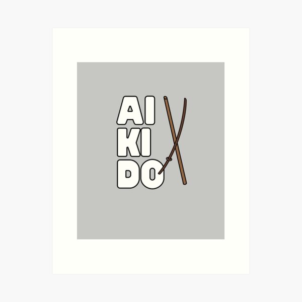 Artikel-Vorschau von Aikido Bokken & Jo, Aikido Lifestyle Geschenkidee, designt und verkauft von Polishthestone.
