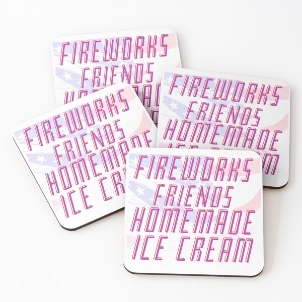Item preview, Fireworks Friends and Homemade Ice Cream designed and sold by GeoTeasters.