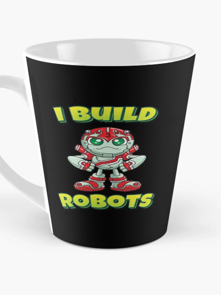 Thumbnail 3 of 4, Coffee Mug, I Build Robots designed and sold by ProjectRobotics.