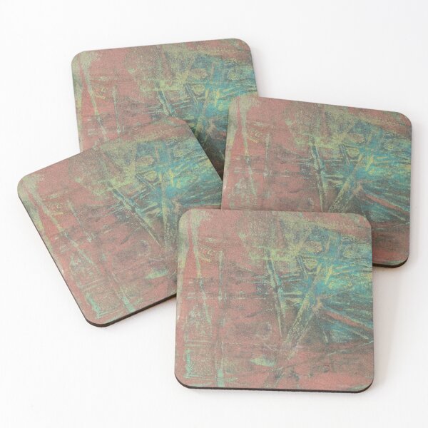 Item preview, A Collage of Abstract Mono Prints designed and sold by mewinkart.