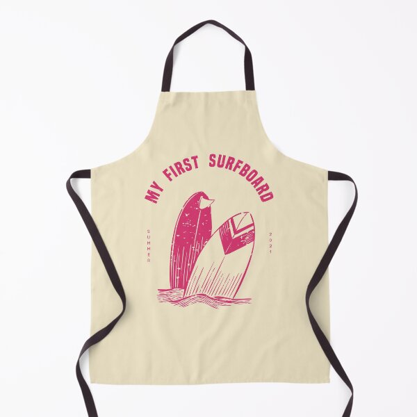 Item preview, My First Surfboard Pink designed and sold by art-by-gui.