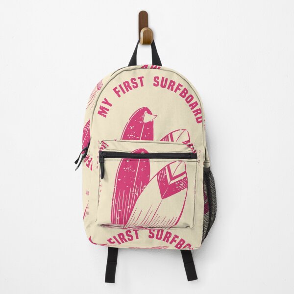 Item preview, My First Surfboard Pink designed and sold by art-by-gui.