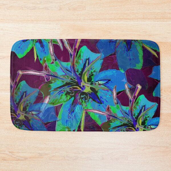 Item preview, Luscious Liliums - Blue / Purple designed and sold by PoppyPod.