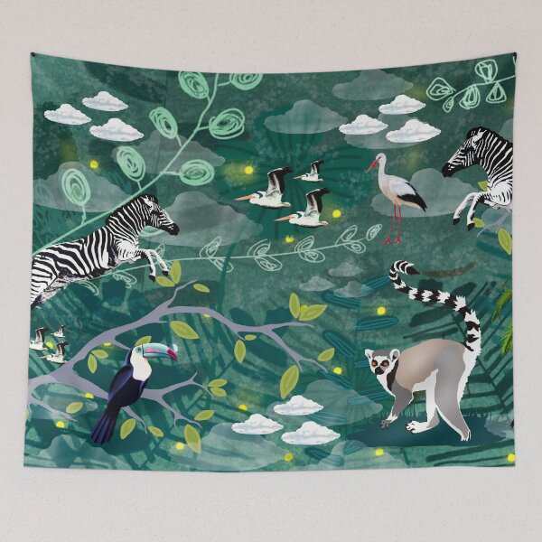 Item preview, Jungle landscape Pattern  designed and sold by MarcSabuncu.