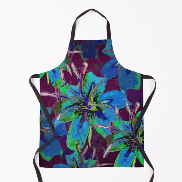 Item preview, Luscious Liliums - Blue / Purple designed and sold by PoppyPod.