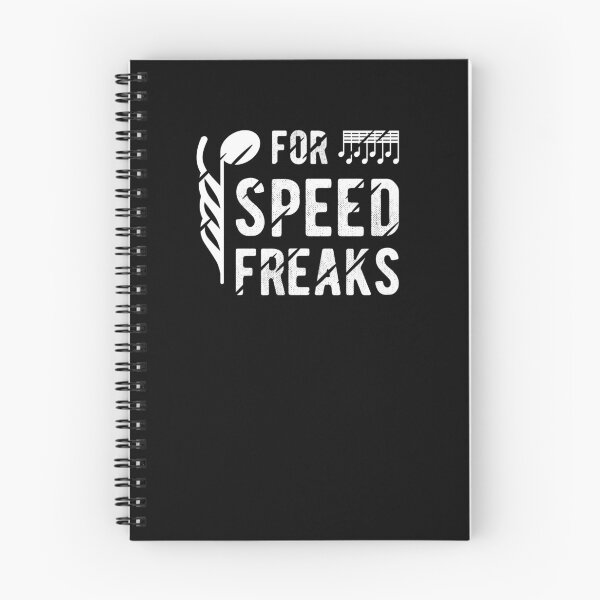 Item preview, For Speed Freaks - 64th Notes HemiDemiSemiQuaver (white text) designed and sold by Kendall Anderson.