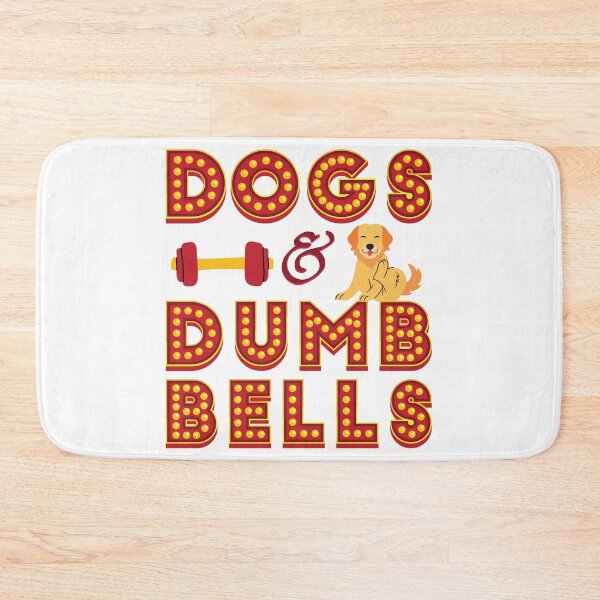 Item preview, DOGS AND DUMBBELLS designed and sold by CreativTEES !.