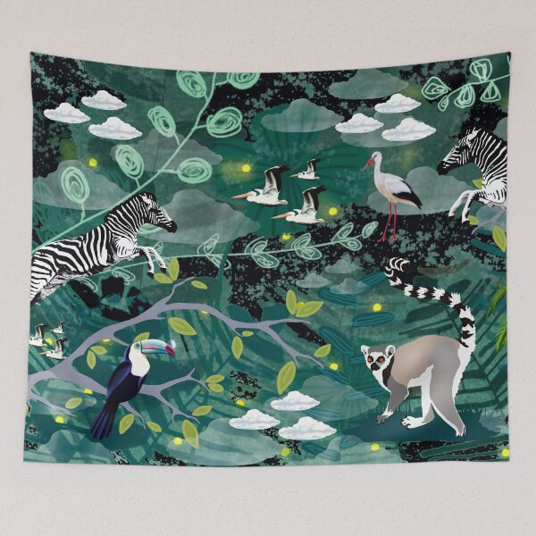 Item preview, Jungle landscape Pattern  designed and sold by MarcSabuncu.