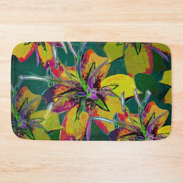 Item preview, Luscious Liliums - Yellow / Green designed and sold by PoppyPod.