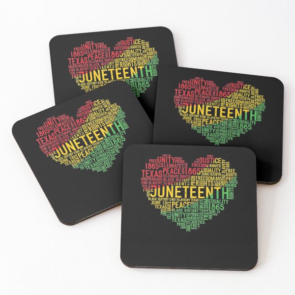 Item preview, Juneteenth Heart Black History Afro American African Freedom designed and sold by jackbellart.