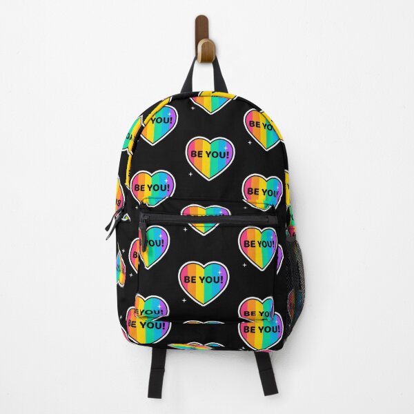 Item preview, Be You! LGBTQ+ Pride Rainbow Heart Love Design designed and sold by HolidayTees.
