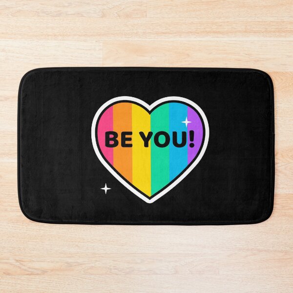Item preview, Be You! LGBTQ+ Pride Rainbow Heart Love Design designed and sold by HolidayTees.