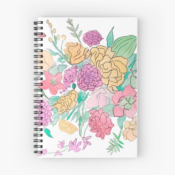 Aperçu de l'œuvre Fleurs aquarelles de rêve créée et vendue par KateChurches.