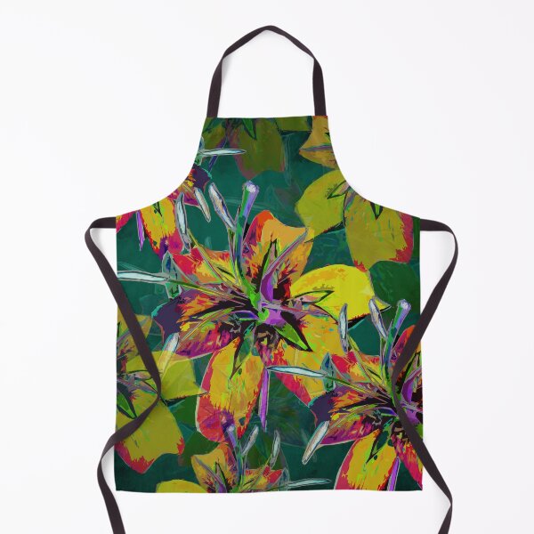 Item preview, Luscious Liliums - Yellow / Green designed and sold by PoppyPod.