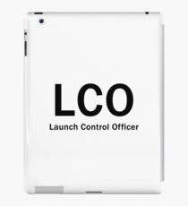 LCO - Launch Control Officer iPad Case/Skin