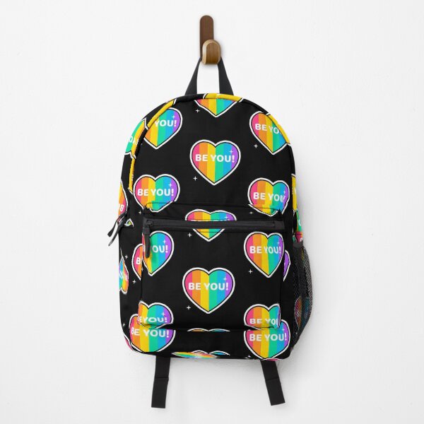 Item preview, Be You! LGBTQ+ Pride Rainbow Heart Love Design designed and sold by HolidayTees.