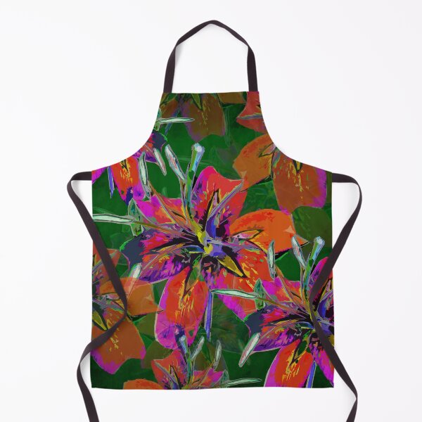 Item preview, Luscious Liliums - Red / Green designed and sold by PoppyPod.