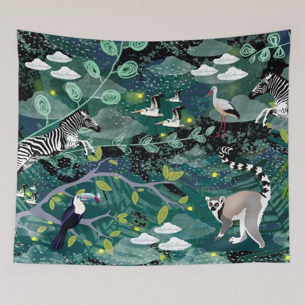 Item preview, Jungle landscape Pattern  designed and sold by MarcSabuncu.