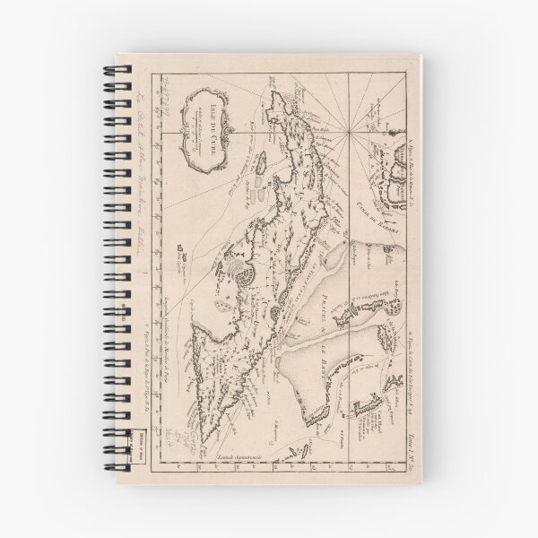 Item preview, Vintage Map of Cuba (1764) designed and sold by BravuraMedia.