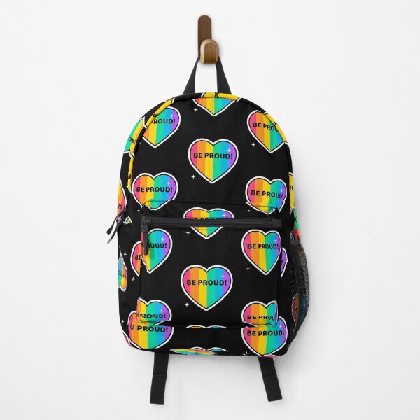 Item preview, Be Proud! LGBTQ+ Pride Rainbow Heart Love Design designed and sold by HolidayTees.