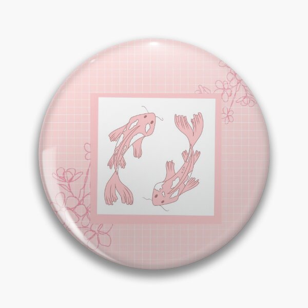 Item preview, Pink Koi Fish designed and sold by Peachiku.