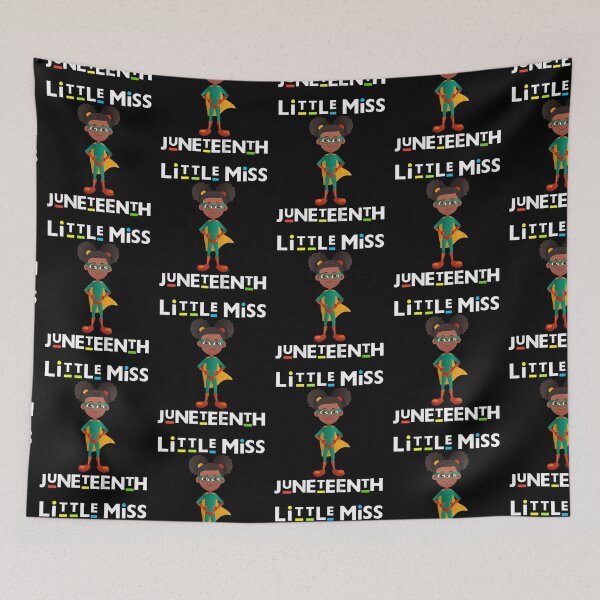 Item preview, Kids Little Miss Juneteenth Black Girl Melanin Cute Toddler Girls designed and sold by jackbellart.
