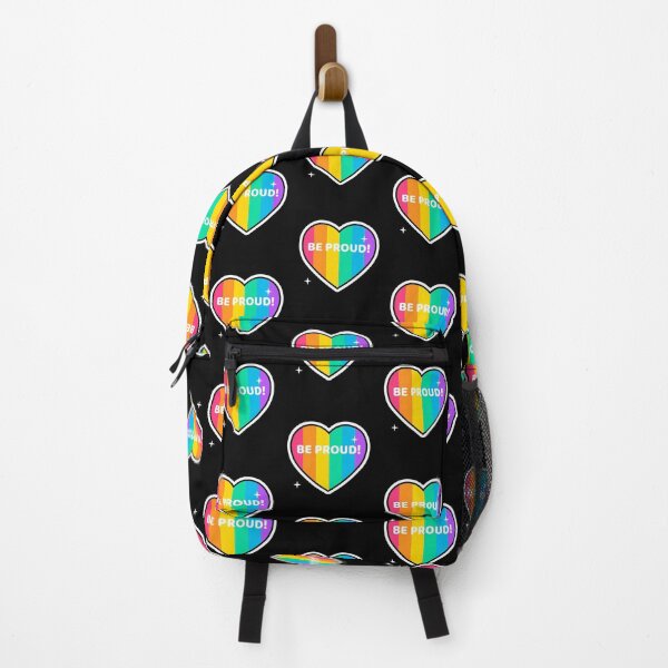 Item preview, Be Proud! LGBTQ+ Pride Rainbow Heart Love Design designed and sold by HolidayTees.