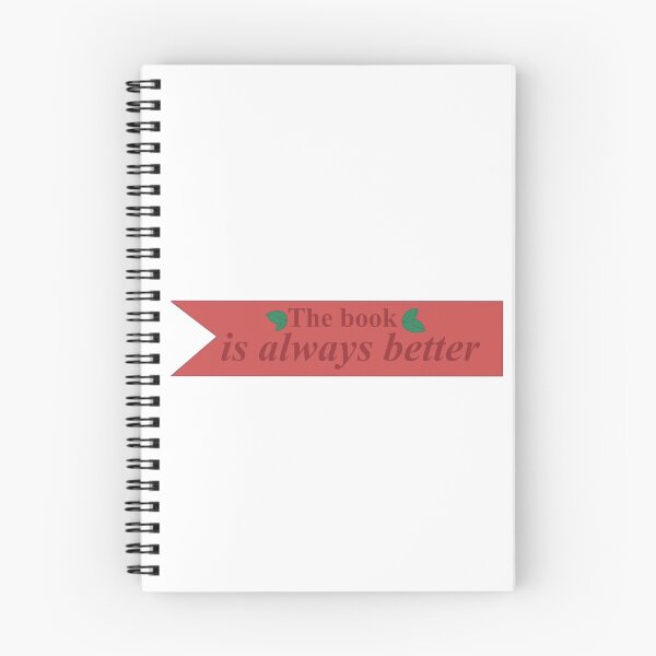 Item preview, The book is always better - red designed and sold by JasiDraws.