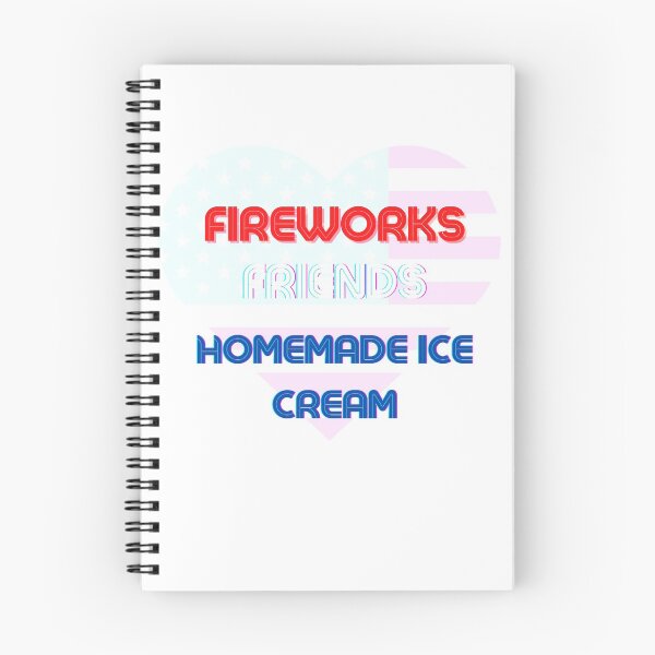Item preview, Fireworks, Friends, Homemade Ice Cream designed and sold by GeoTeasters.