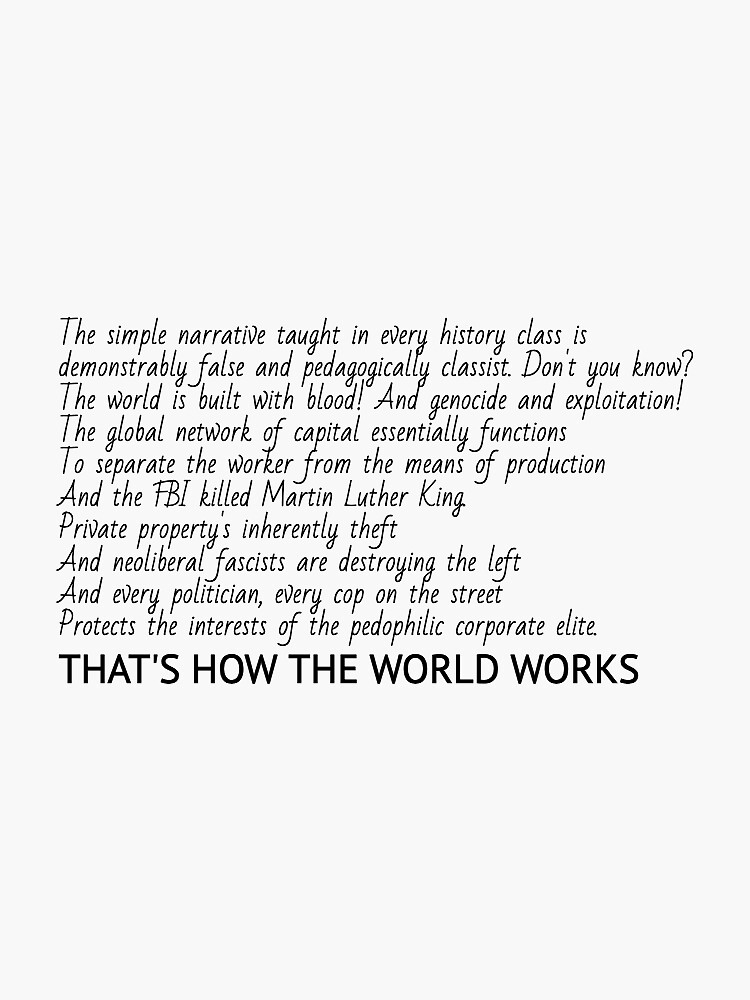 how-the-world-works-bo-burnham-inside-sticker-by-haychis-redbubble
