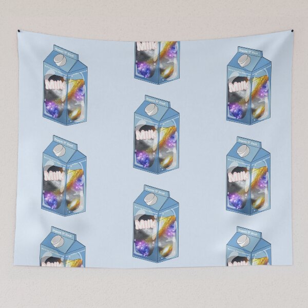 Item preview, Nonbinary Pride Milk Carton - Blue designed and sold by shahdraws.