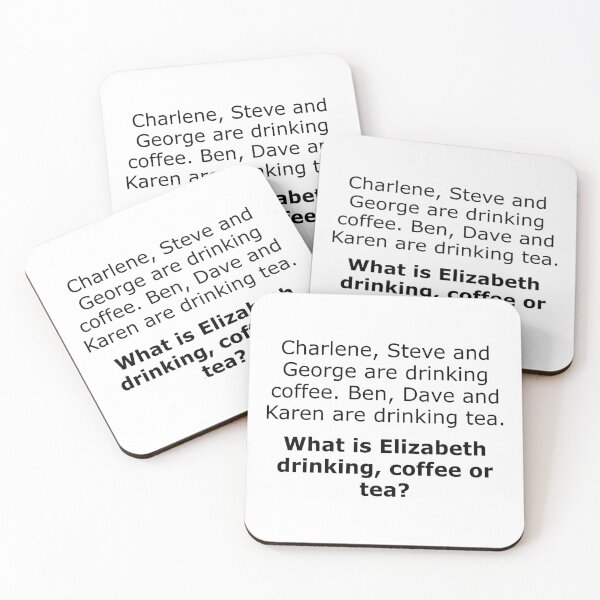 Item preview, Complex Riddle - Elizabeth Coffee/Tea Series designed and sold by ThinkinClothing.