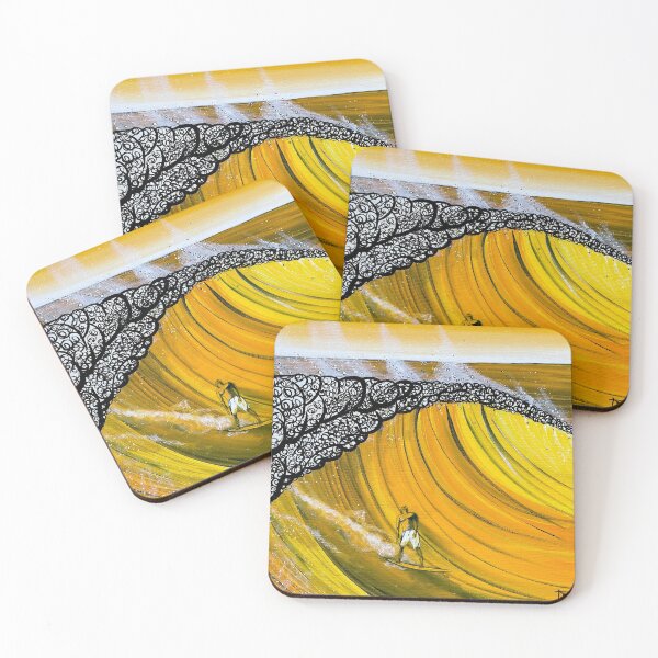 Item preview, JAMIE IN GOLD - The Classic Wave Series No.5 - #ReoSurf Art #Petefrieden designed and sold by David Bell.