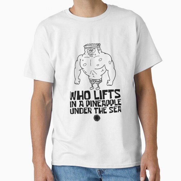 Item preview, Spongebob  Who Lifts Black  Gym Gear designed and sold by tolittlearrows.