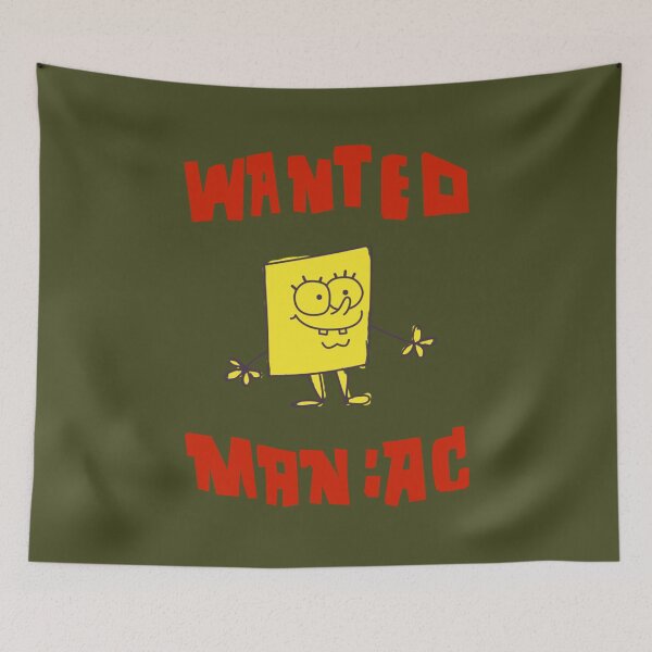 Item preview, Bob Esponja Pantalones Cuadrados Classic Wanted Maniac designed and sold by tolittlearrows.