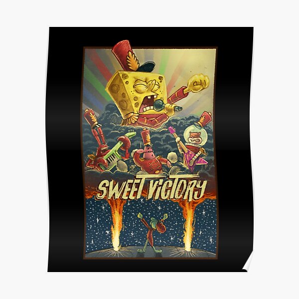 Sweet Victory Spongebob Posters Redbubble