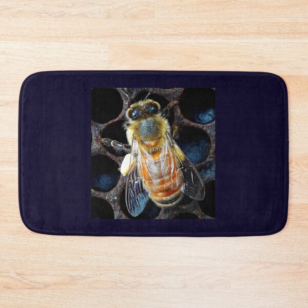 Item preview, Cute bee, insect with pollen on. designed and sold by slowboy.