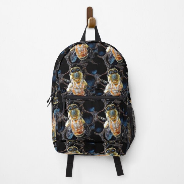 Item preview, Cute bee, insect with pollen on. designed and sold by slowboy.