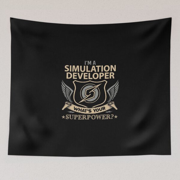 Item preview, Simulation Developer T Shirt - Superpower Job Gift Item Tee designed and sold by ccolaberni.