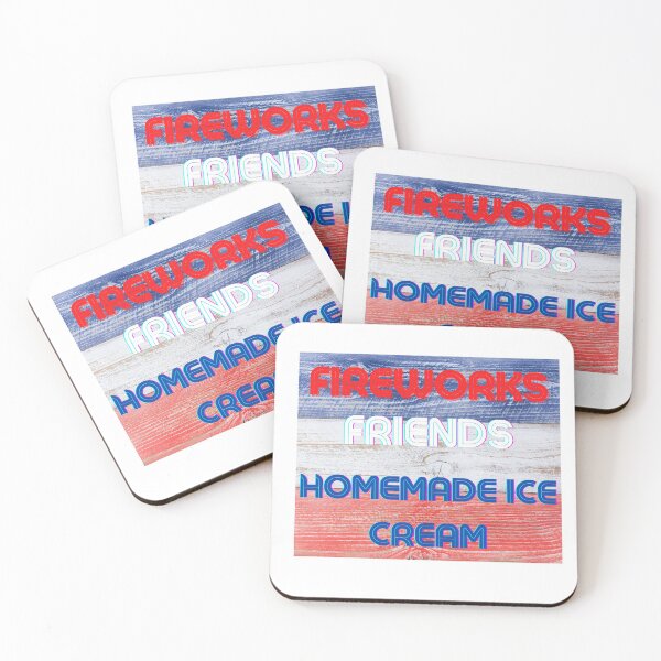 Item preview, Fireworks Friends Homemade Ice Cream designed and sold by GeoTeasters.