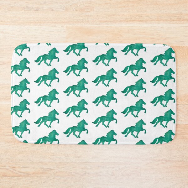 Item preview, Green watercolor gaited horse designed and sold by MotherOfBears.